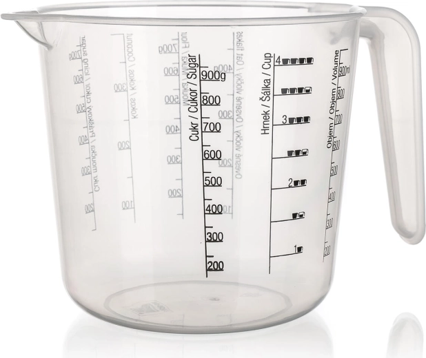 Műanyag mérőkancsó 1 l CULINARIA mintával