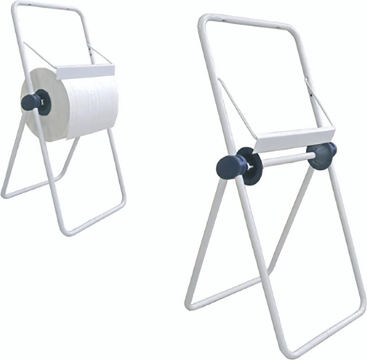 Padlón álló tartó ipari papírtekercsekhez, 29 cm, fehér