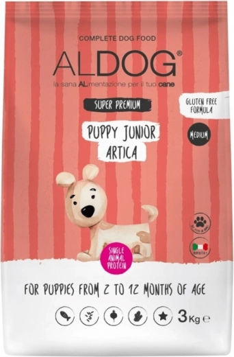 Aldog Puppy-Junior Artica Medium granulátum közepes testű kölyökkutyáknak lazaccal 3 kg