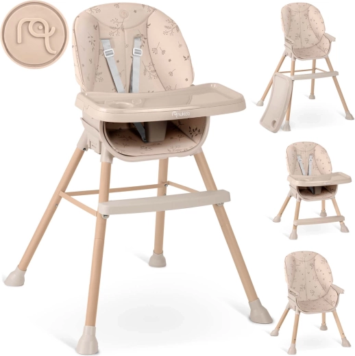 NUKIDO Tilo 3 az 1-ben etetőszék, bézs