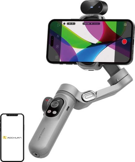 Aochuan Smart X Pro stabilizátor okostelefonhoz AI szenzorral, szürke