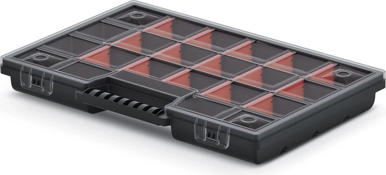 Műanyag rendező állítható rekeszekkel 290 × 195 × 35 mm NOR