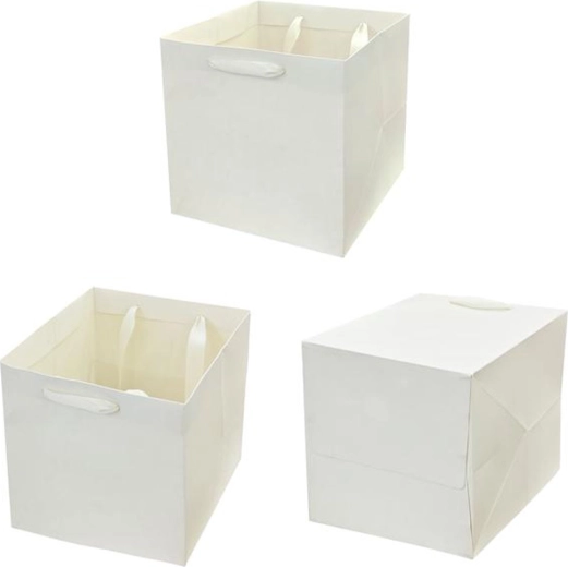 Ajándéktáska 20 × 20 × 20 cm, vegyes motívumok