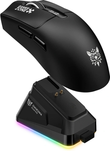 ONIKUMA DM10 fekete vezeték nélküli gamer egér