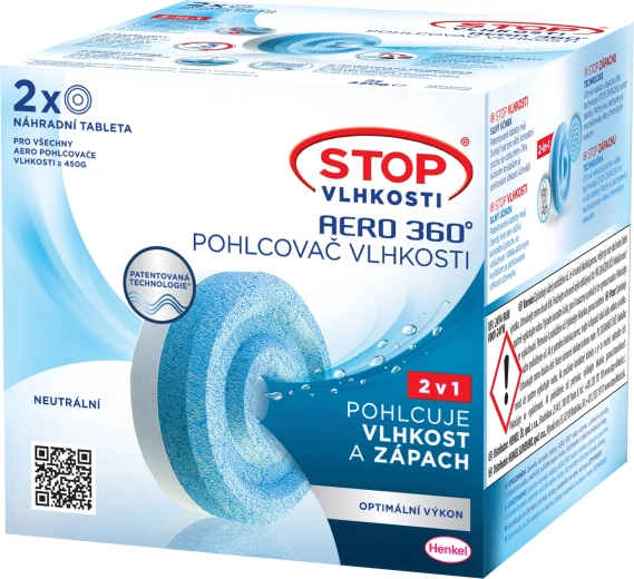 Ceresit Stop Nedvesség Aero 360° csere tabletták 2×450 g, semleges illat