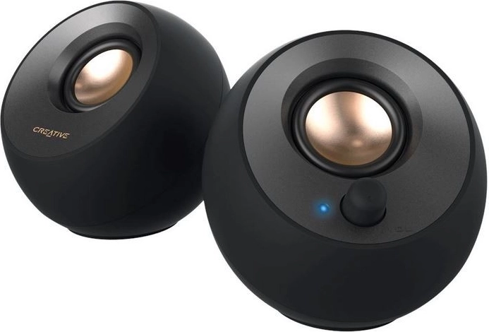 Creative Pebble V2 2.0 USB‑C asztali hangszórók – fekete