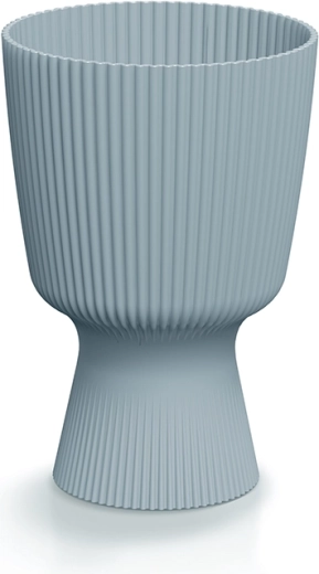 Milly Round virágtartó, 14,6 cm, világosszürke