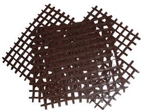 Összeállítható szőnyeg 25 × 25 cm, műanyag, bézs (4 db)