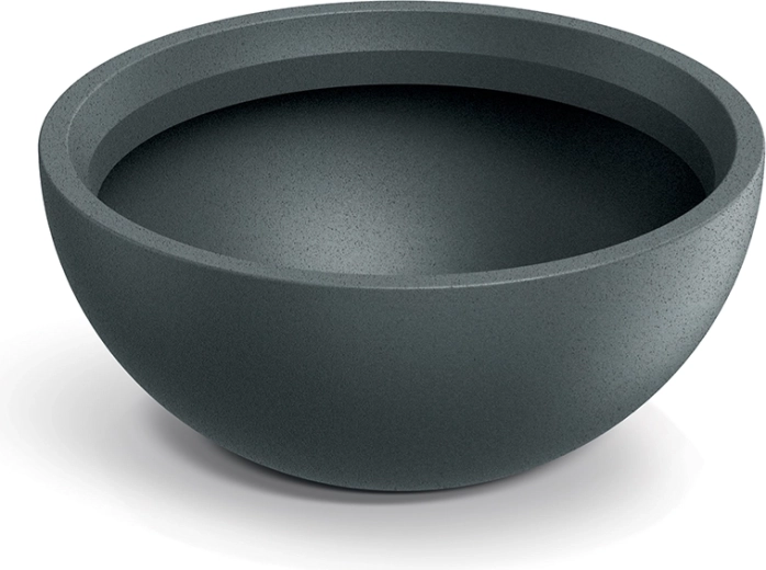 Molio Bowl virágcserép 38 cm grafit