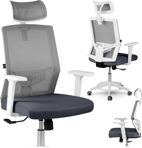 Sofotel Rotar ergonómikus irodai szék mikrohálóból, sötétszürke