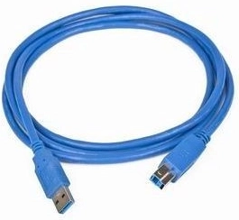 USB 3.0 kábel AB (AM–BM) 1,8 m kék