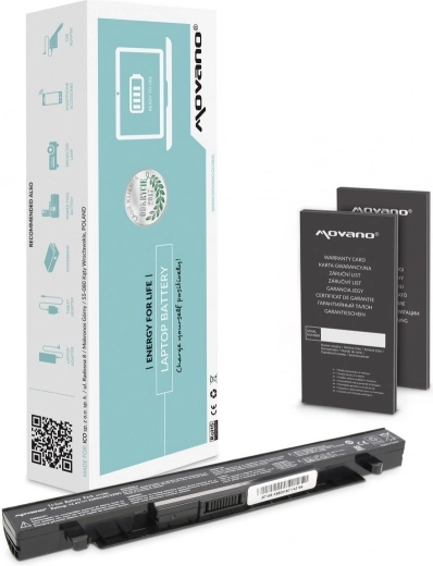 Movano laptopakkumulátor Asus X550/A450/F450/K550 (A41-X550A) 2200 mAh 32 Wh
