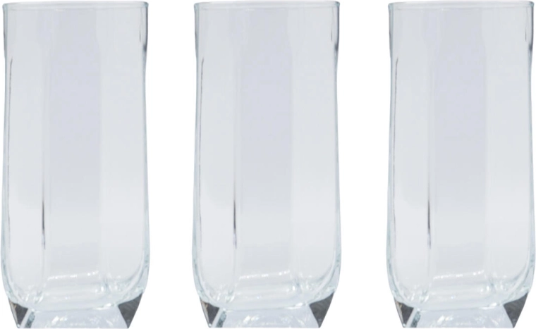 TUANA 330 ml magas poharak, 3 darabos készlet