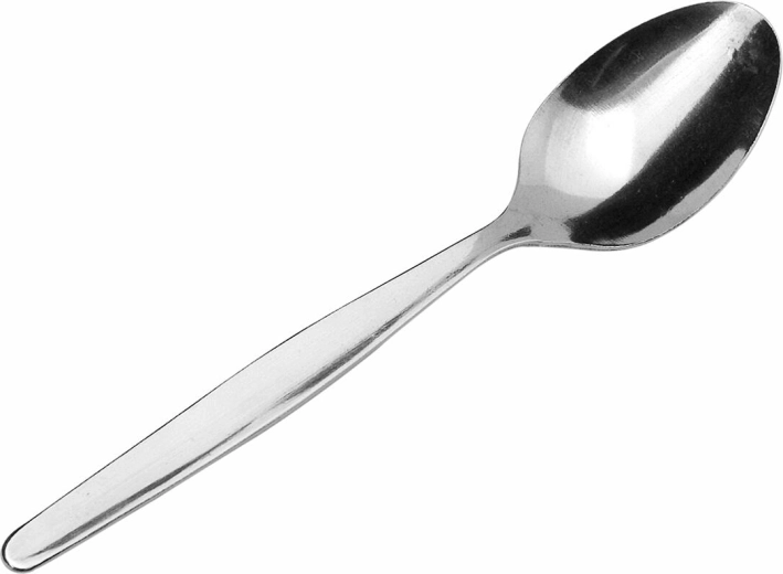EKO teáskanál rozsdamentes acélból címke nélkül, 13,5 cm