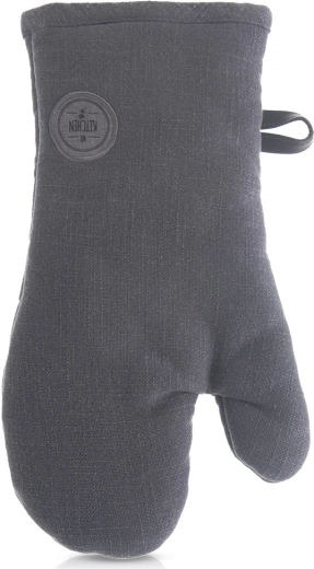 Pamut konyhai edényfogó erős mágnessel, szürke, 32 cm