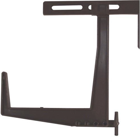 Állítható erkélytartó virágládákhoz, barna 15 × 13 cm