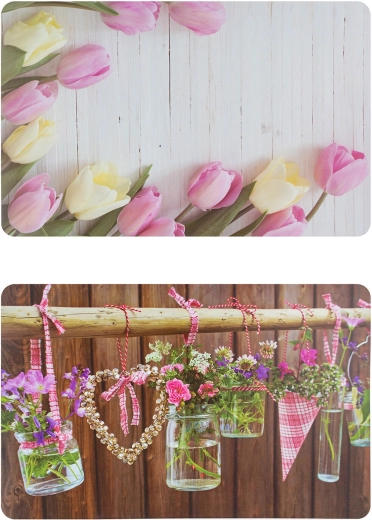 Műanyag alátét Romantic 43 × 28 cm