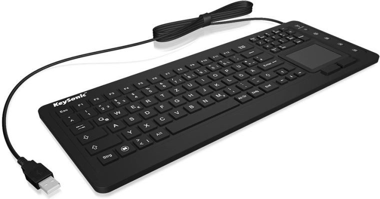 Klaviatúra KeySonic touchpaddal és IP68 védelemmel