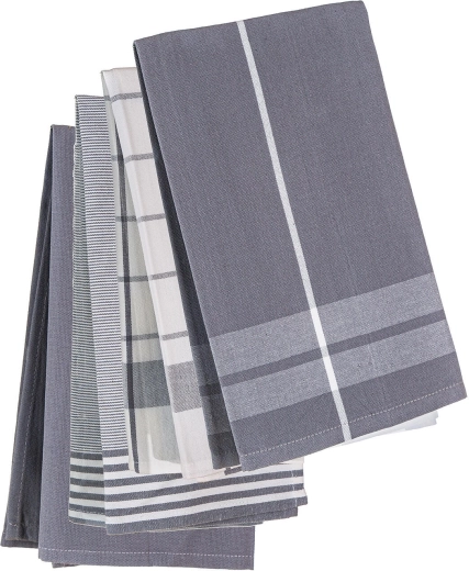 Prime konyharuhák 50 × 70 cm, pamut, szürke mix, 4 db