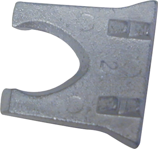 Biztosító fém ék, 8-as profil, 38 × 35 mm (5 db)