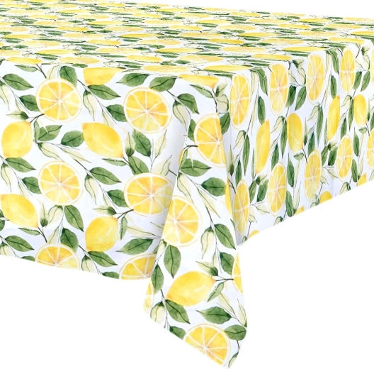 Vízlepergető és foltálló abrosz citrom mintával 180 × 130 cm – 1 db