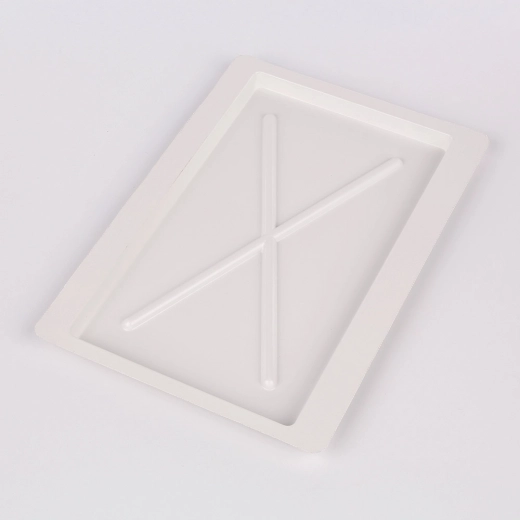 Metpol fehér csepegtetőtálca kétszintes, 40 cm-es edényszárítóhoz (35,5 × 23 cm)