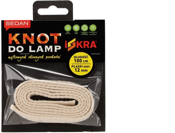 Lapos kanóc dízel- és olajlámpákhoz 12 mm