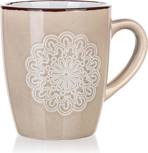 SHAPE csipkemintás 400 ml kerámia bögre