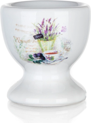 Levendula mintás kerámia tojástartó Lavender