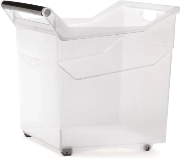 NUK 44 l átlátszó műanyag tárolódoboz kerekekkel