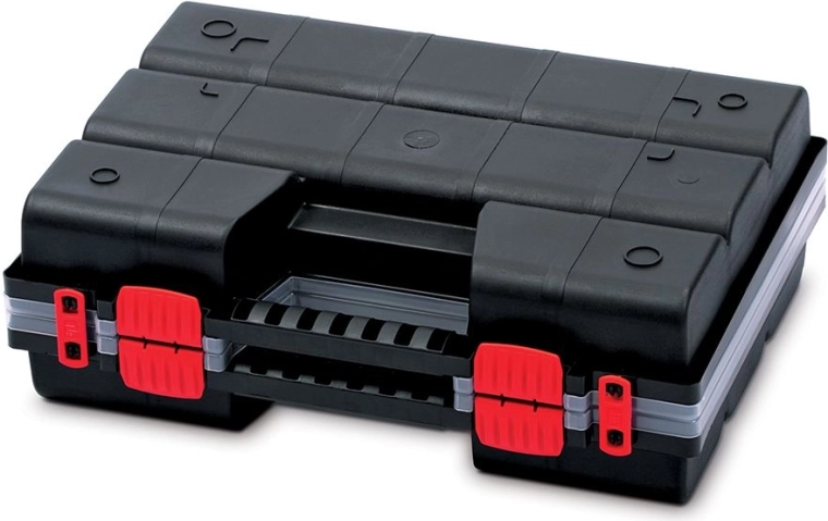 Műanyag NOR DUO rendező 39 × 29 × 13 cm, szétválasztható, állítható rekeszekkel