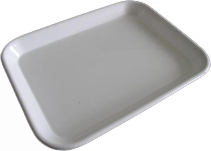 Műanyag szervírozótálca 20 × 15 × 2 cm – színkeverék