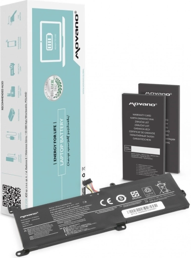 Movano akkumulátor Lenovo IdeaPad 320-hoz (L16L2PB2) 4100 mAh 31 Wh