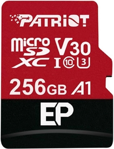 256 GB-os V30 osztályú microSDXC kártya