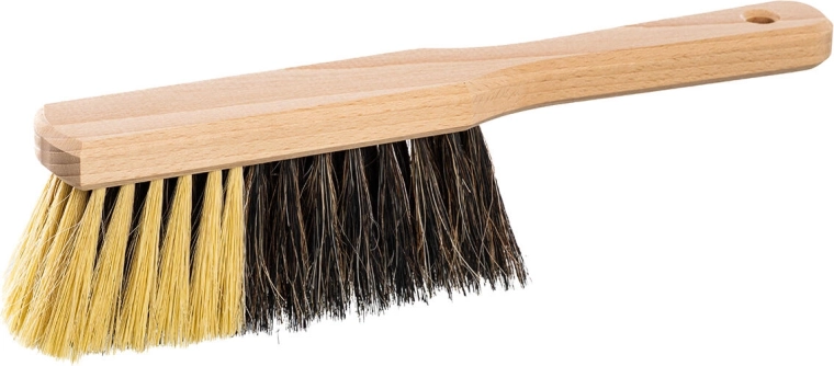 Kezeletlen fa kézi seprű, 4 sor, 50/50 sörtekeverékkel