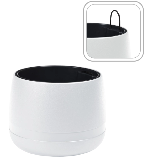 Koma Waza virágtartó, 42 cm, fehér