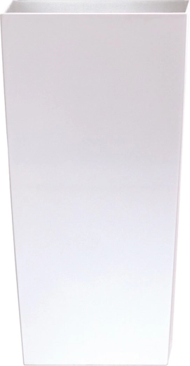 Urbi Square Matt fehér virágcserép 12,6 × 12,6 × 20 cm