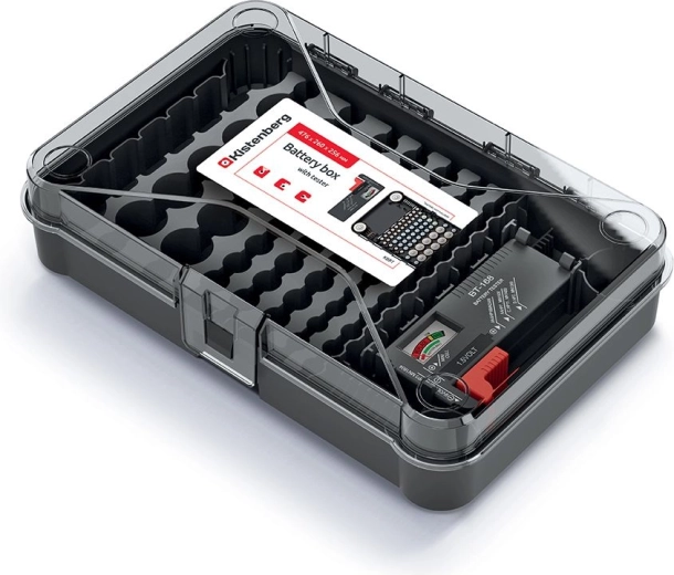 Elemrendező teszterrel, 29,5 × 19,5 × 7 cm