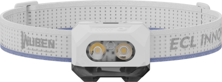 Wuben H4 fejlámpa, 800 lm, újratölthető és AAA, IP68