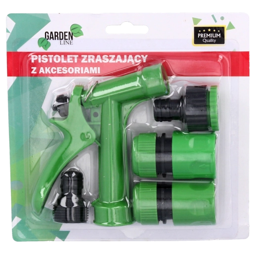 Permetezőpisztoly tartozékokkal