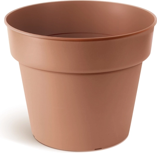 PLANTI műanyag virágcserép 12,4 cm terrakotta