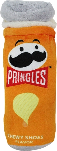 Pringles sípolós játék kutyáknak, sárga