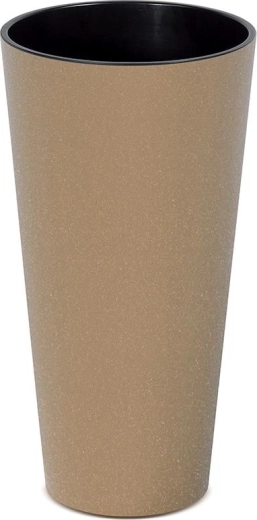 Tubus Slim Eco Wood 20 cm virágtartó – naturo természetes