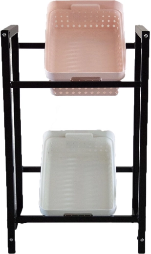 Fém rekesztartó állvány 47 × 31 × 75 cm