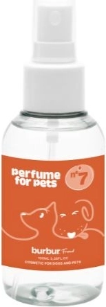 BURBUR természetes parfüm kutyáknak és macskáknak, 7-es illat, 100 ml