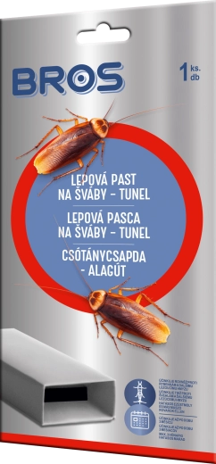 BROS ragacsos csótánycsapda alagút, 1 db