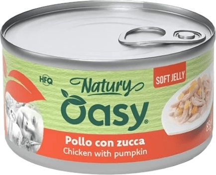 Oasy Natury Soft Jelly csirke sütőtökkel 150 g