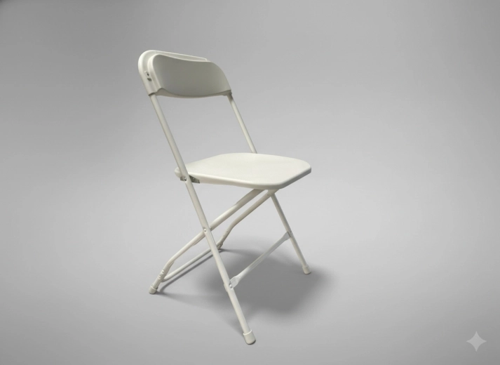 Összecsukható catering szék, fehér