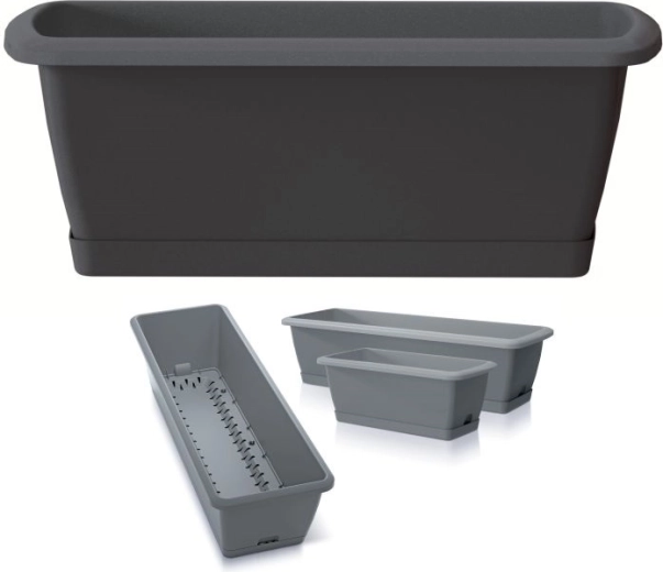 RESPANA EASYCARE antracit önöntözős balkonláda 39,7 cm