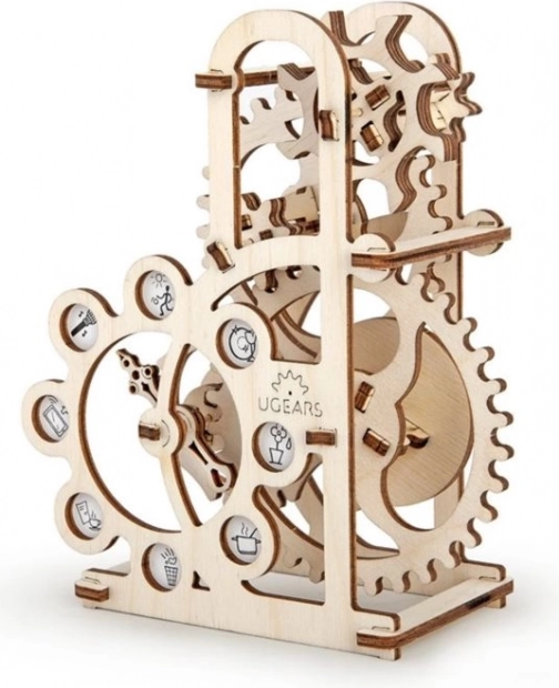 UGEARS 3D puzzle dinamométer – fa mechanikus modell